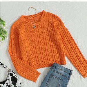 Orange sweater*never worn